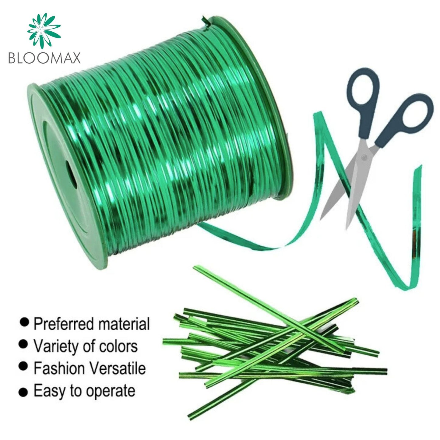 350 Meter Metal Wire Twist Tie, Multi Function Garden Plastic Twist Tie, PE Twist Flexible Plant Ties, Garden Plant Twist Tie Garden Plant Support, Cable Ties, Large Twist Tie Roll
