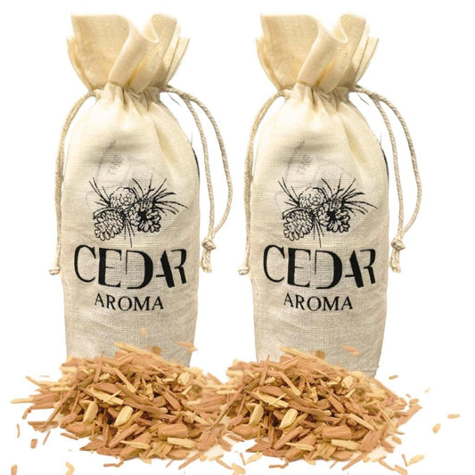 BLOOMAX® 2-Bag Original Himalyan Cedar Sachet Bags, Aromatic Cedar Natural Deodorizer, Fresh Western, 100% Pure Cedar Wood Sachet, Nature's Own Moth Repellant & Odour Free Cedar Wood, Cedar Aroma for Closet Moth Protection, Clothes Shoes Storage