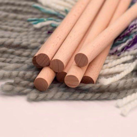 Bloomax “6mm” Wooden Dowels | Rod | Sticks For Art, Crafts, School & College Projects, Handcrafts Natural Hardwood Dowels