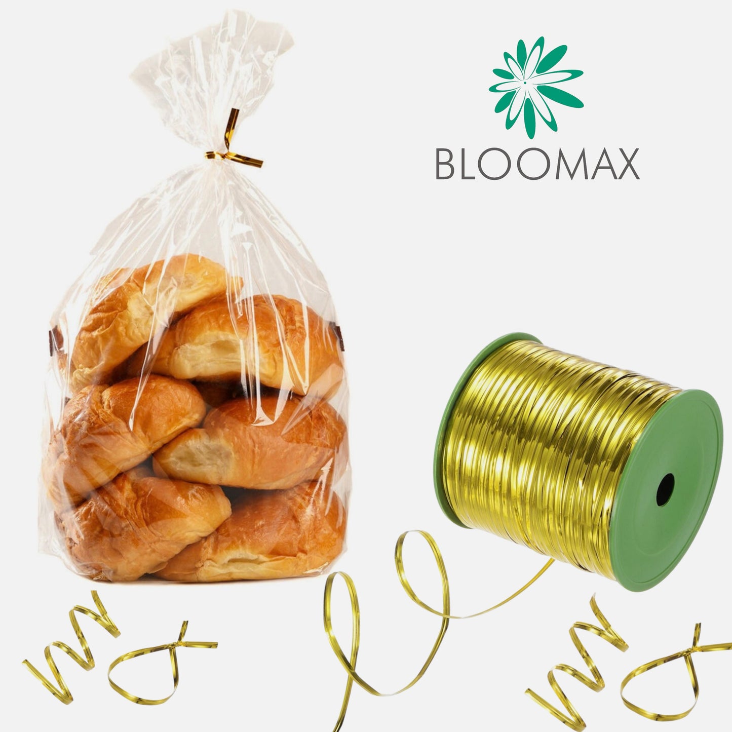 350 Meter Golden Metal Wire Twist Tie, Multi Function Garden Plastic Twist Tie, PE Twist Flexible Plant Ties, Garden Plant Twist Tie Garden Plant Support, Cable Ties, Large Twist Tie Roll  (Golden)